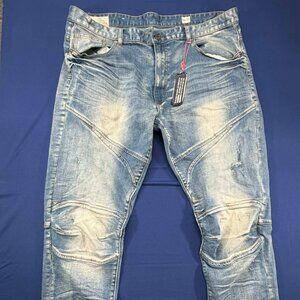 NWT Smoke Rise Denim Distressed Jeans RN82930 Size 44X32 BIG 2018